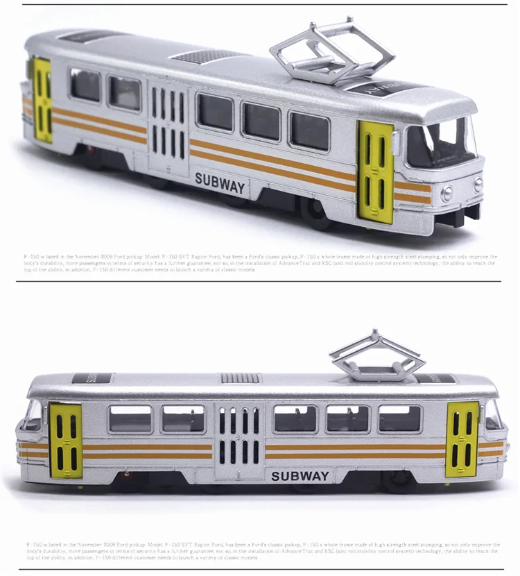 1:90 High Simulation Alloy Tram Model,Simulation Sound and Light Music,Subway Bus Toys,Original Packaging New Products Hot Sale