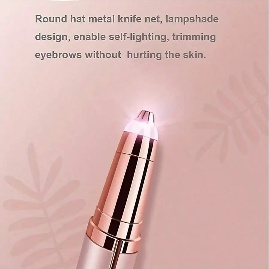 Women Electric Eyebrow Trimmer Eye Brow Shaper Pencil Face Hair Remover For Women Automatic Eyebrow Shavers Pocketknife