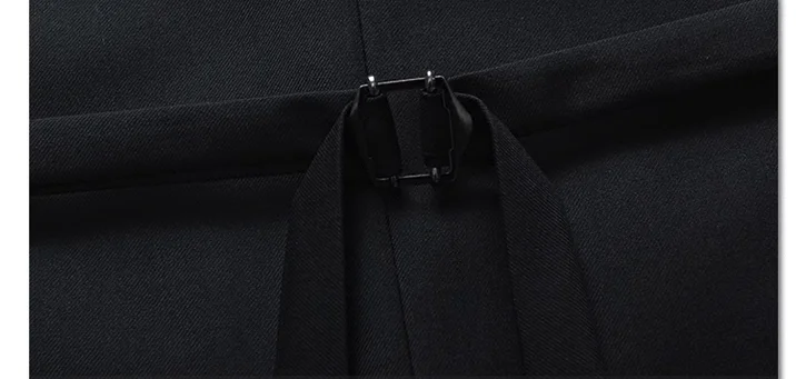M-7XL Spring/summer Man Suit Vest Sleeveless Vest with Adjustable Waist Single Breasted Solid Color Business Suit Vest Wedding