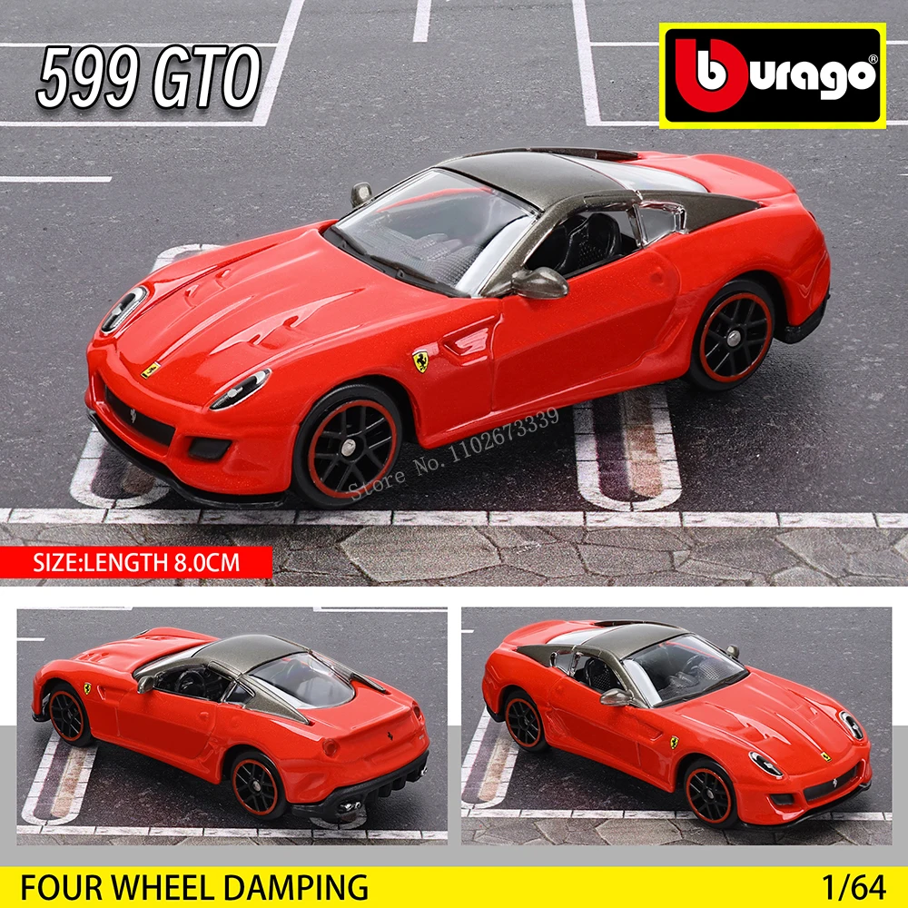 Bburago 1: 64 Ferrari SP3 812 Competitor ENZO F40 F12TDF SF90 458 Collection Series Car Die Casting Model Children's Gift Toy