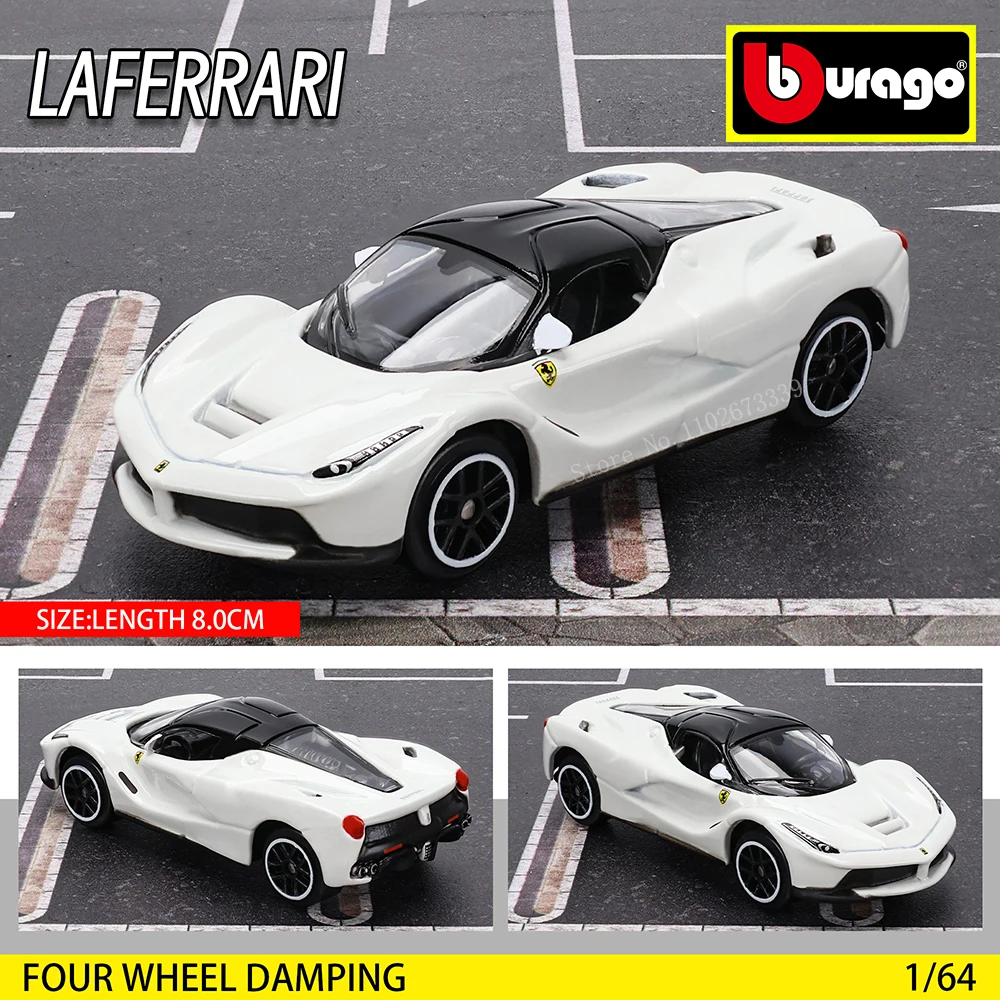 Bburago 1: 64 Ferrari SP3 812 Competitor ENZO F40 F12TDF SF90 458 Collection Series Car Die Casting Model Children's Gift Toy