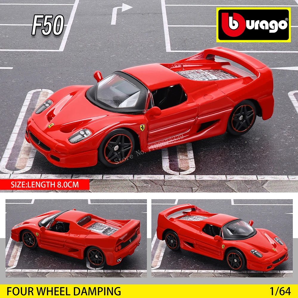 Bburago 1: 64 Ferrari SP3 812 Competitor ENZO F40 F12TDF SF90 458 Collection Series Car Die Casting Model Children's Gift Toy