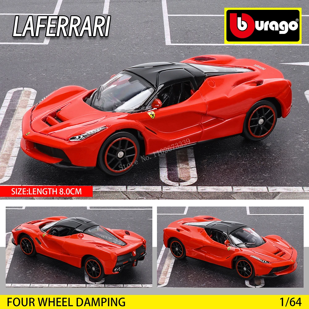 Bburago 1: 64 Ferrari SP3 812 Competitor ENZO F40 F12TDF SF90 458 Collection Series Car Die Casting Model Children's Gift Toy