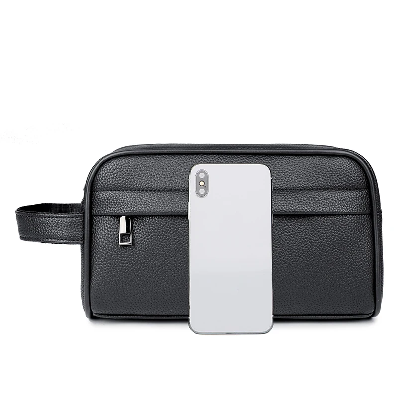 Business Clutches High Quality Soft PU Leather Men's Clutch Bags Fashion Card Pack Phone Coin Purse Birthday Gift for Men
