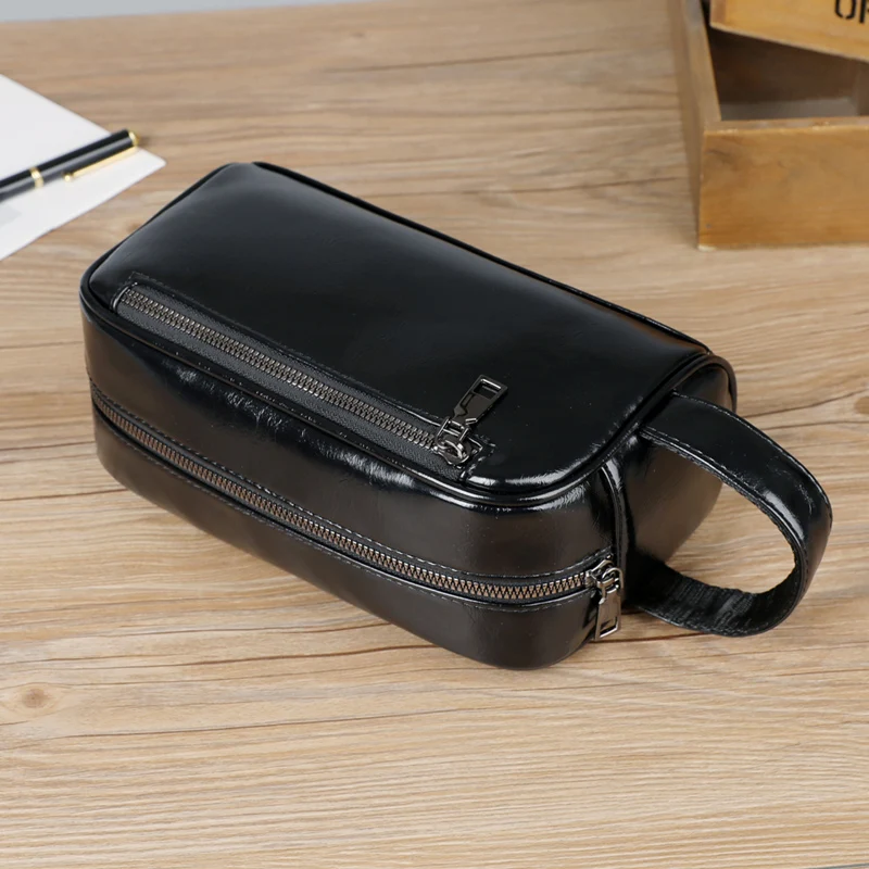 Business Clutches High Quality Soft PU Leather Men's Clutch Bags Fashion Card Pack Phone Coin Purse Birthday Gift for Men