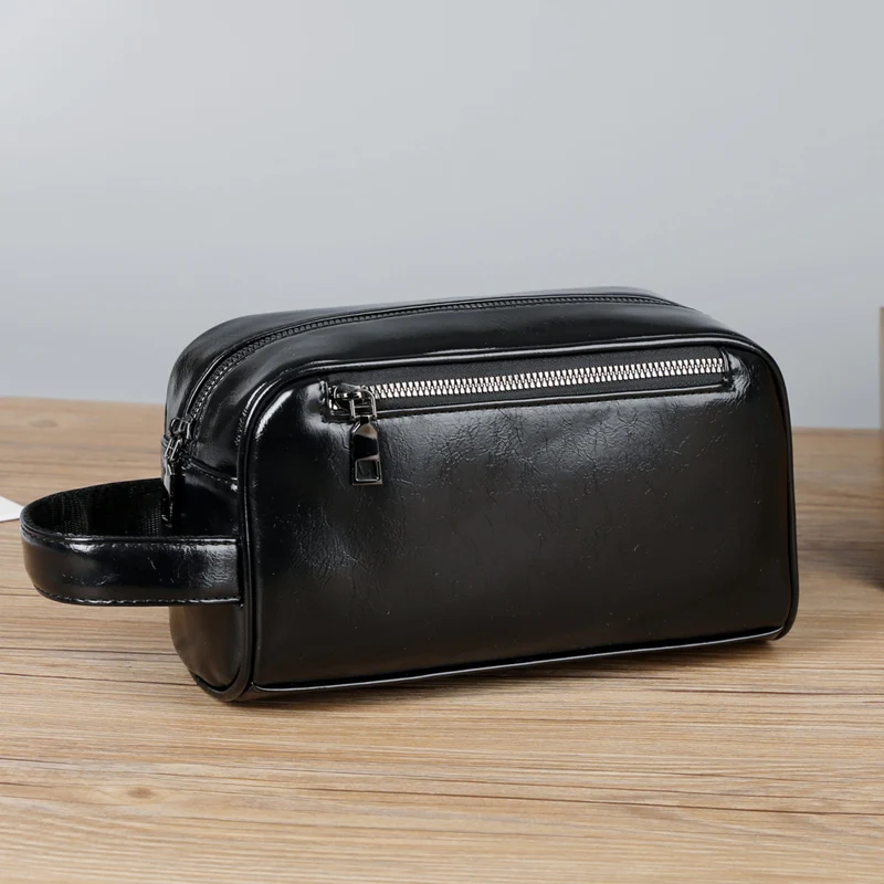 Business Clutches High Quality Soft PU Leather Men's Clutch Bags Fashion Card Pack Phone Coin Purse Birthday Gift for Men