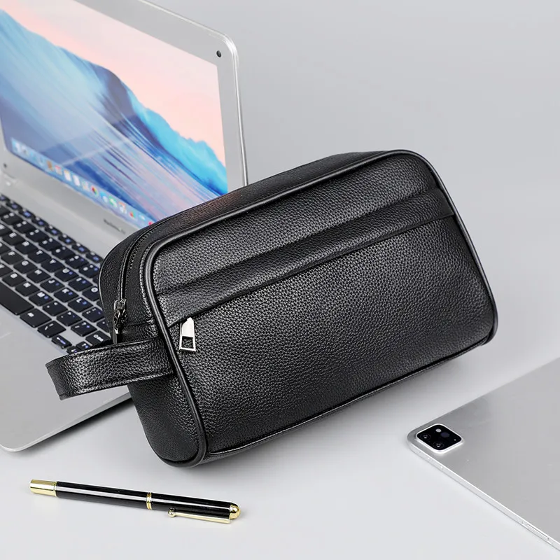 Business Clutches High Quality Soft PU Leather Men's Clutch Bags Fashion Card Pack Phone Coin Purse Birthday Gift for Men