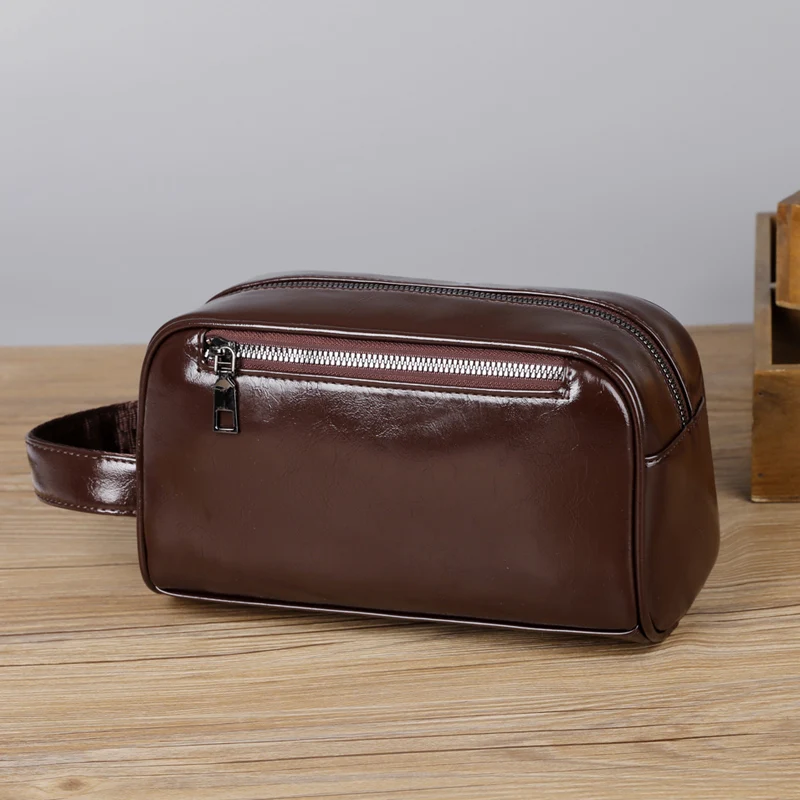 Business Clutches High Quality Soft PU Leather Men's Clutch Bags Fashion Card Pack Phone Coin Purse Birthday Gift for Men