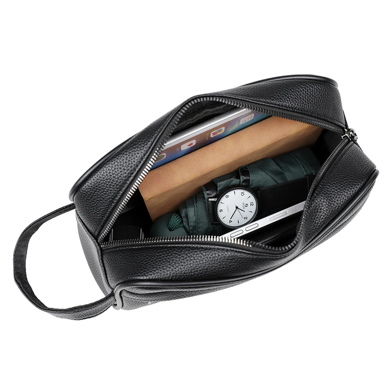 Business Clutches High Quality Soft PU Leather Men's Clutch Bags Fashion Card Pack Phone Coin Purse Birthday Gift for Men