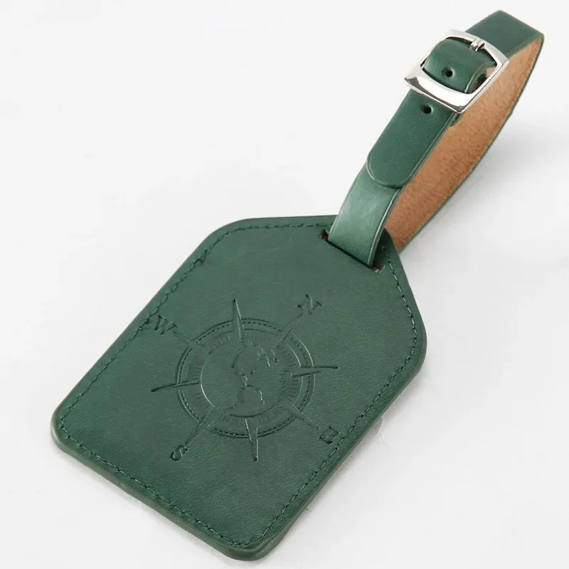 Cute Cat PU Leather Luggage Tag Suitcase Luggage Label Baggage Boarding Bag Portable Name ID Address Holder Travel Accessories