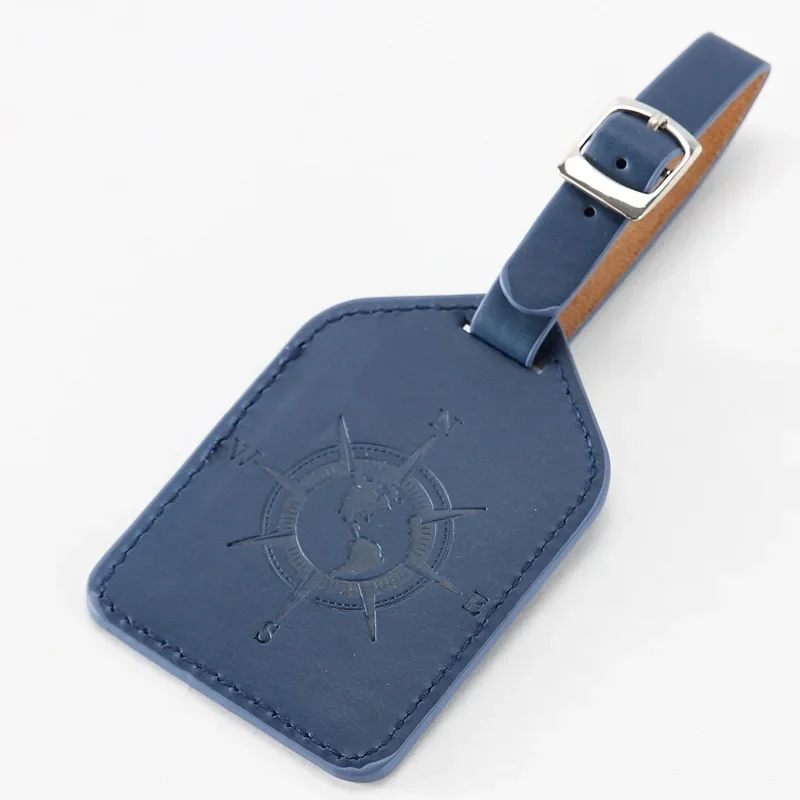 Cute Cat PU Leather Luggage Tag Suitcase Luggage Label Baggage Boarding Bag Portable Name ID Address Holder Travel Accessories