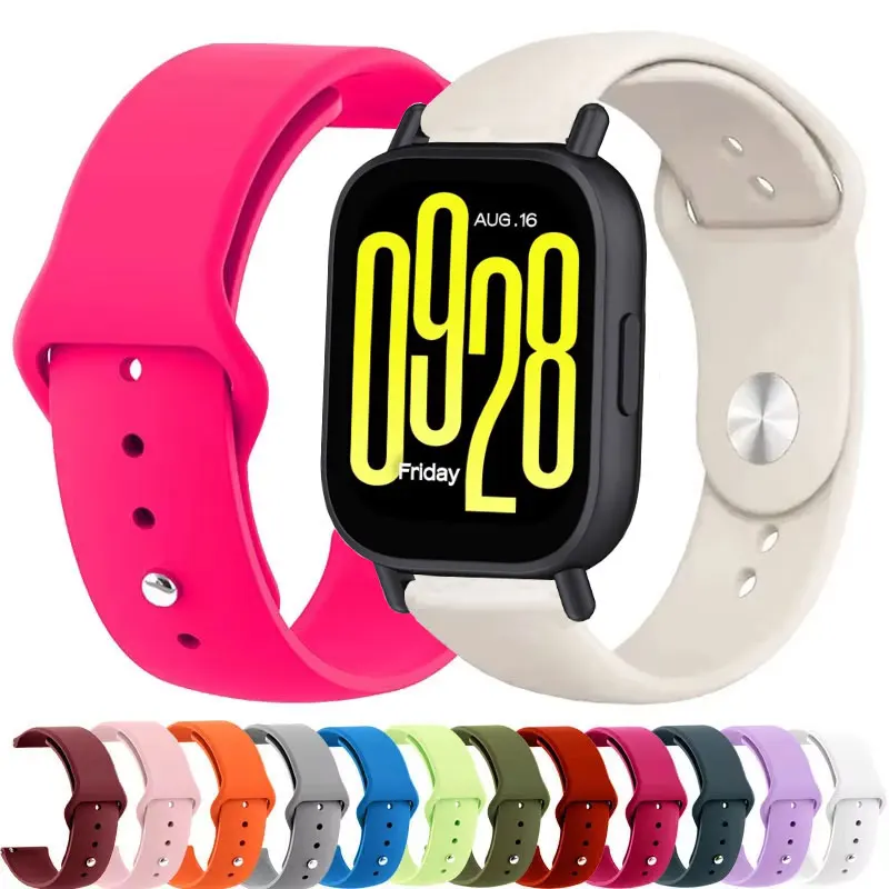 22mm Silicone Strap For Redmi Watch 5 3 Active Lite WristBand Bracelet Sport Band For Redmi Watch 3Active Lite Strap Accessories