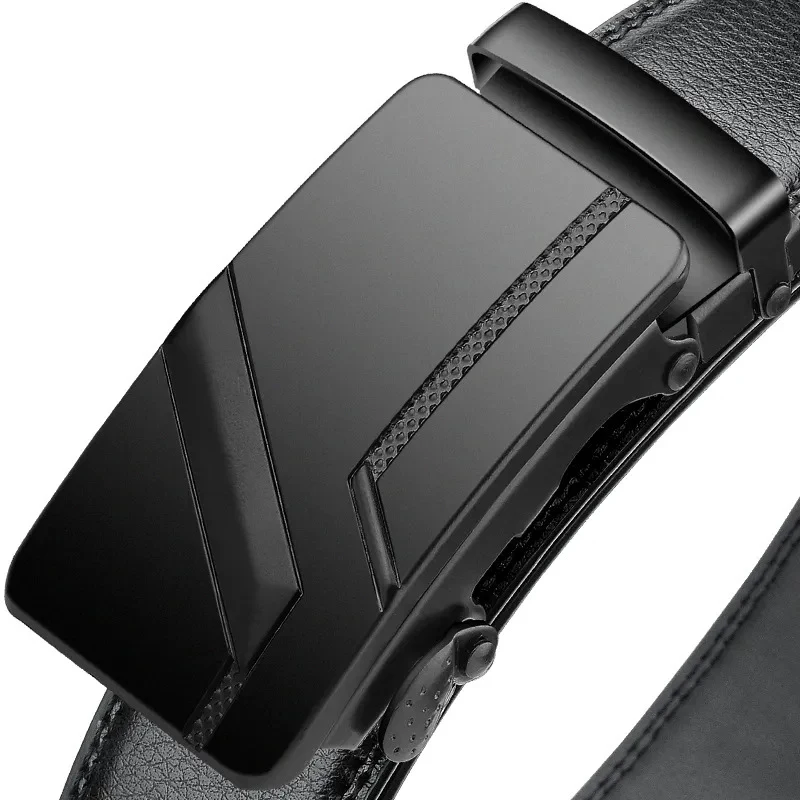 Fashion Business Men's Belt Genuine Luxury Brand Belt Metal Buckle Belt High-Quality PU Leather Soft Belt With Cargo Pants Jeans