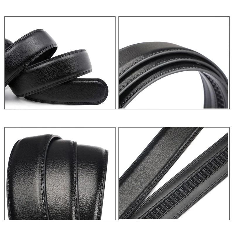 Fashion Business Men's Belt Genuine Luxury Brand Belt Metal Buckle Belt High-Quality PU Leather Soft Belt With Cargo Pants Jeans