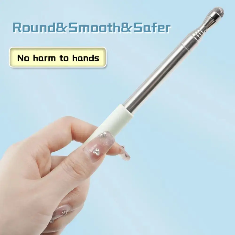 High Quality Stainless Steel Touch Screen Pen 68MM Telescopic Rod Teaching Pointer Reading Sticks Teaching Tools