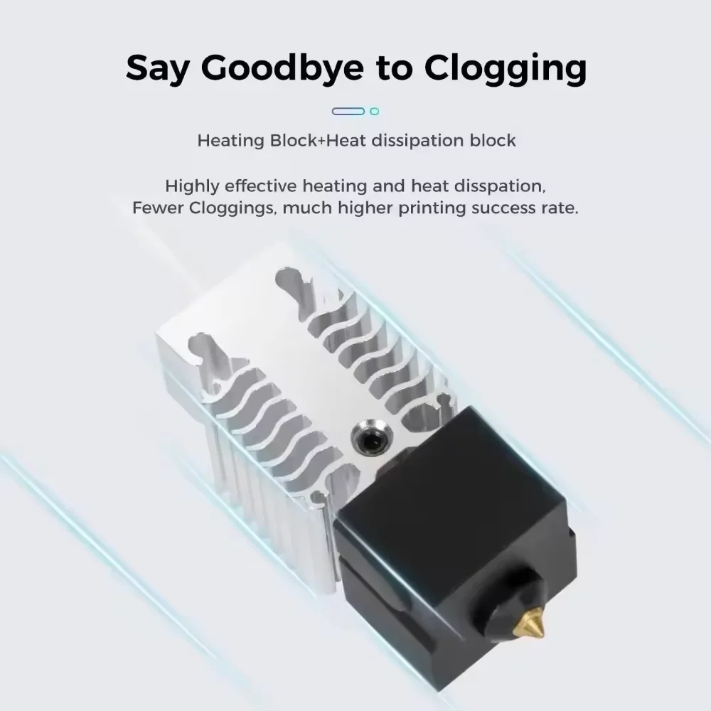 Creality Ender 3 V3 SE Hotend Nozzle Kit Efficient Heating Cooling Dissipate Heat Stainless Steel Throat 3D Printer Accessories