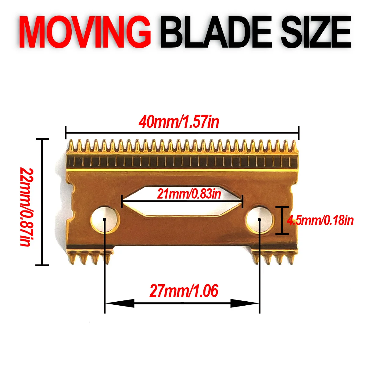 BRDCLIP 808E Scalelike DLC FADE Original Blade Hair Clipper Replaceable Cutter Head for 2020C Madeshow M10 M5 All Steel Blade