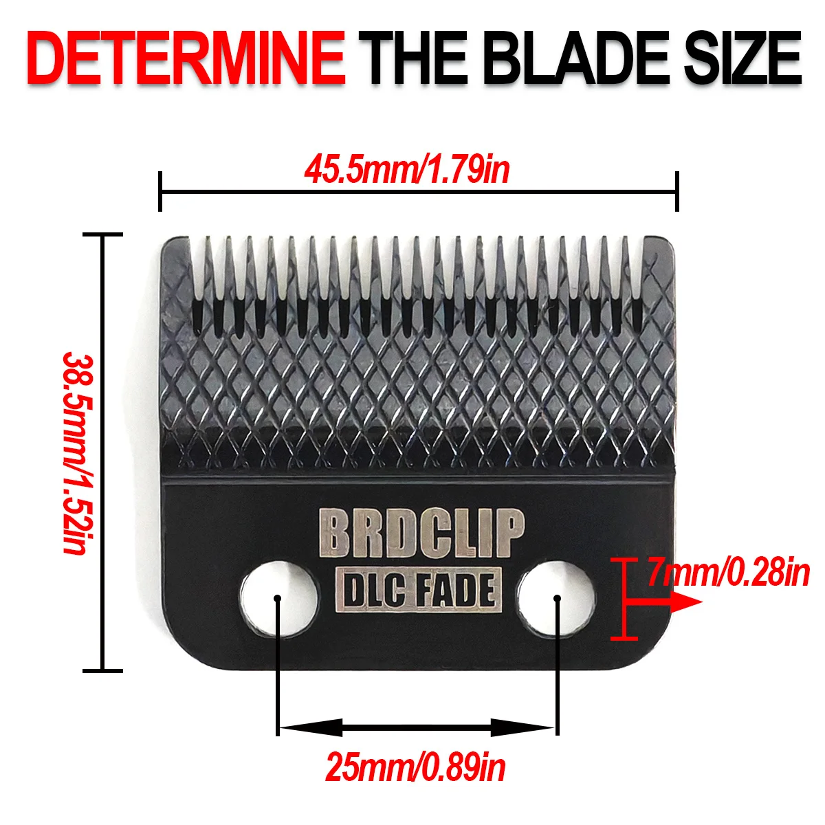 BRDCLIP 808E Scalelike DLC FADE Original Blade Hair Clipper Replaceable Cutter Head for 2020C Madeshow M10 M5 All Steel Blade