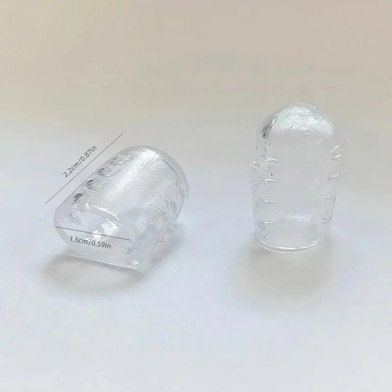 20Pcs silicone toe protector breathable gel toe cap men and women tasteless toe cover small toe anti friction toe tube