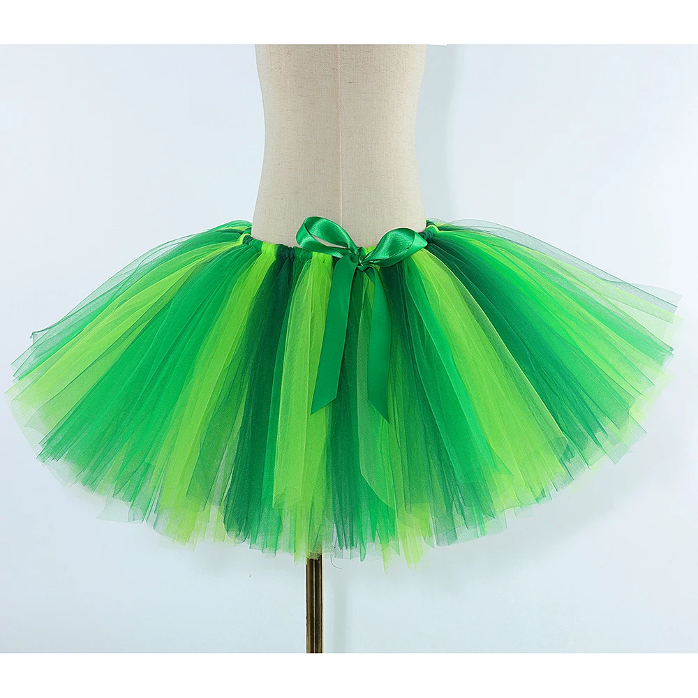 Baby Girls Green Alligator Tutu Skirt Outfit for Kids Dinosaur Halloween Costumes Children Gator Fluffy Ballet Tutus Disguise