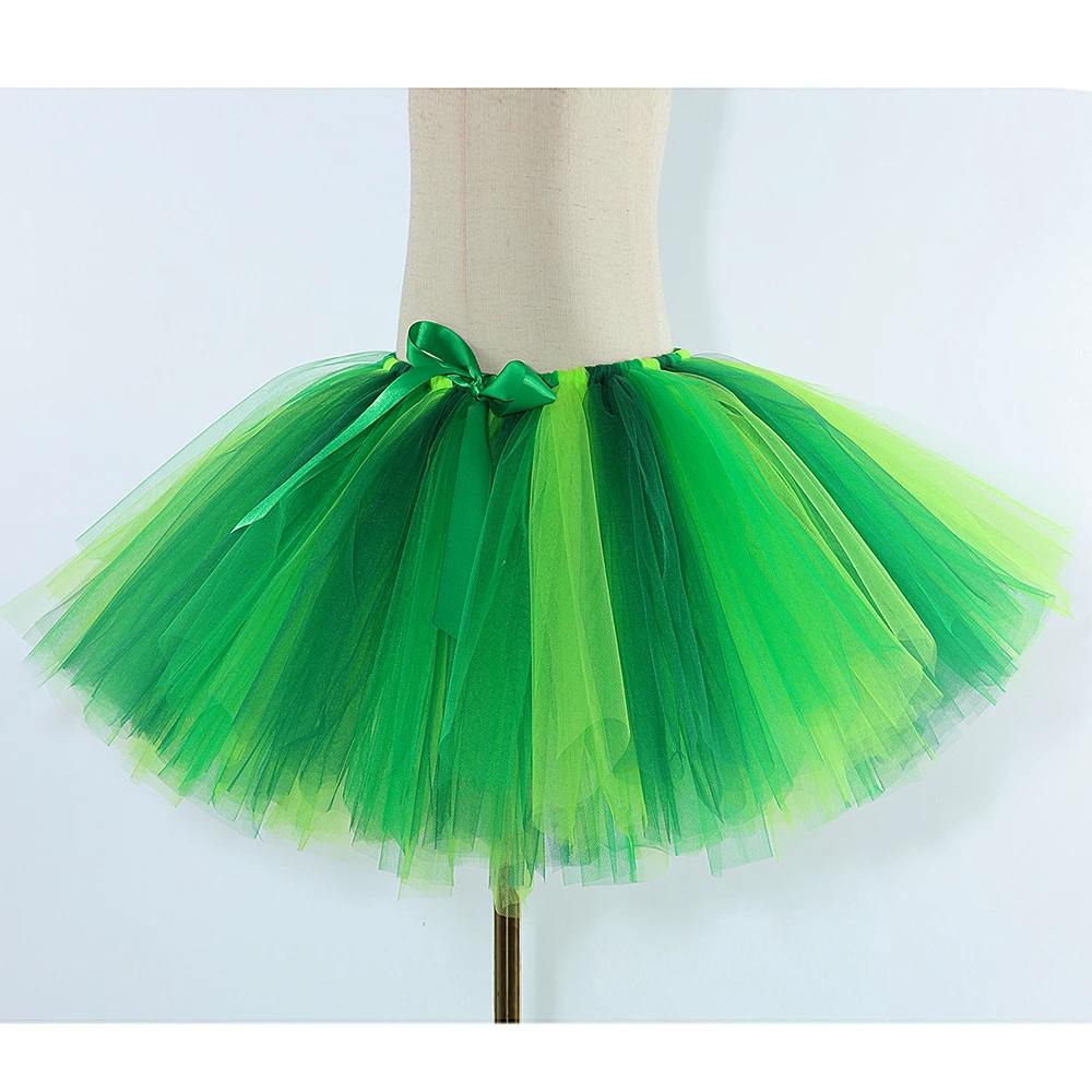 Baby Girls Green Alligator Tutu Skirt Outfit for Kids Dinosaur Halloween Costumes Children Gator Fluffy Ballet Tutus Disguise