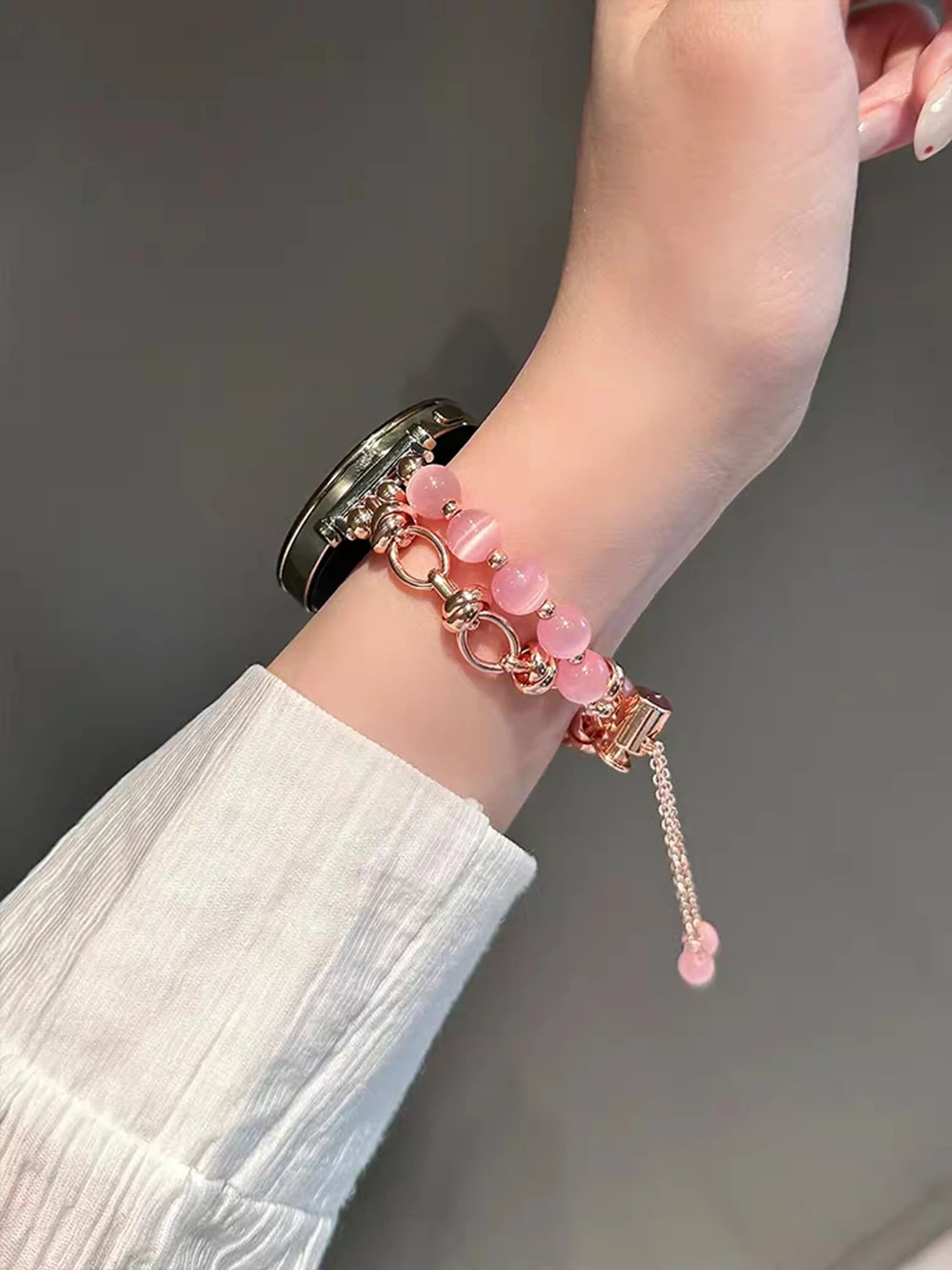 18mm 20mm 22mm Small Fragrance Chain Strap Suitable for Samsung Galaxy Watch 7 FE 5 Pro 4 6 44mm 40mm Bracelet Correa Metal