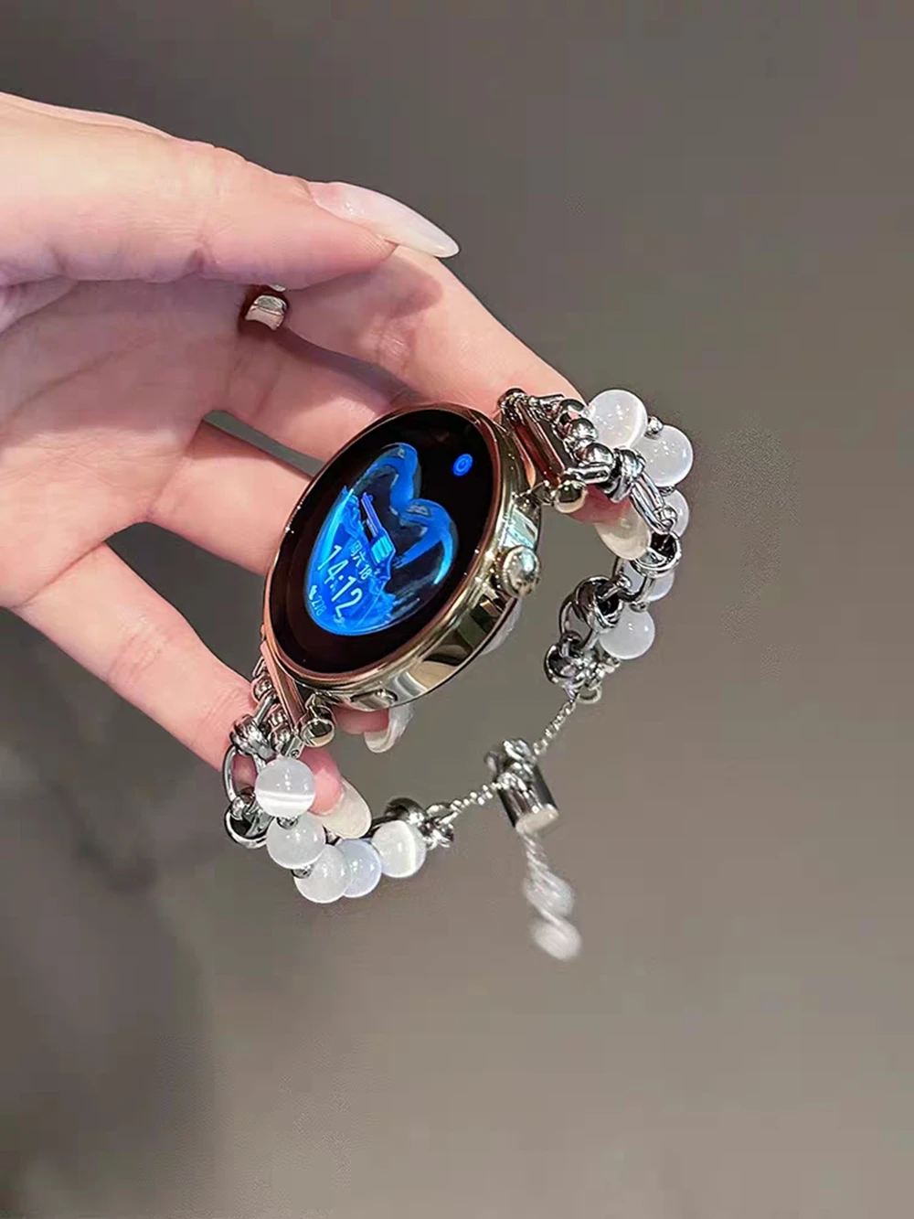 18mm 20mm 22mm Small Fragrance Chain Strap Suitable for Samsung Galaxy Watch 7 FE 5 Pro 4 6 44mm 40mm Bracelet Correa Metal