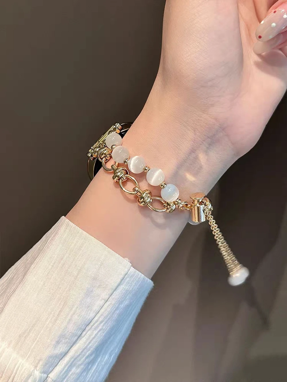18mm 20mm 22mm Small Fragrance Chain Strap Suitable for Samsung Galaxy Watch 7 FE 5 Pro 4 6 44mm 40mm Bracelet Correa Metal