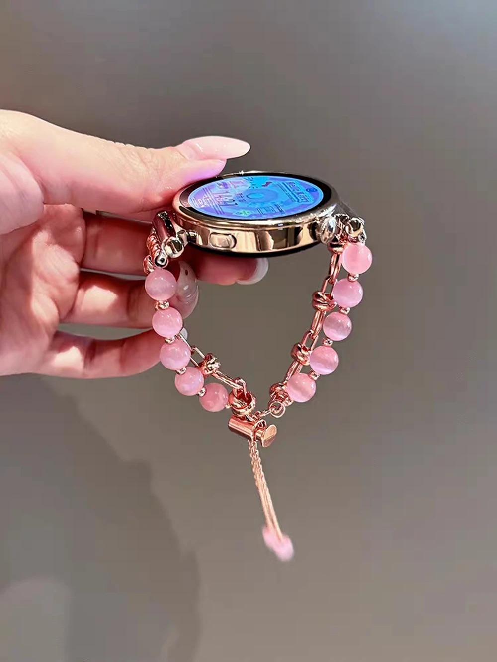 18mm 20mm 22mm Small Fragrance Chain Strap Suitable for Samsung Galaxy Watch 7 FE 5 Pro 4 6 44mm 40mm Bracelet Correa Metal