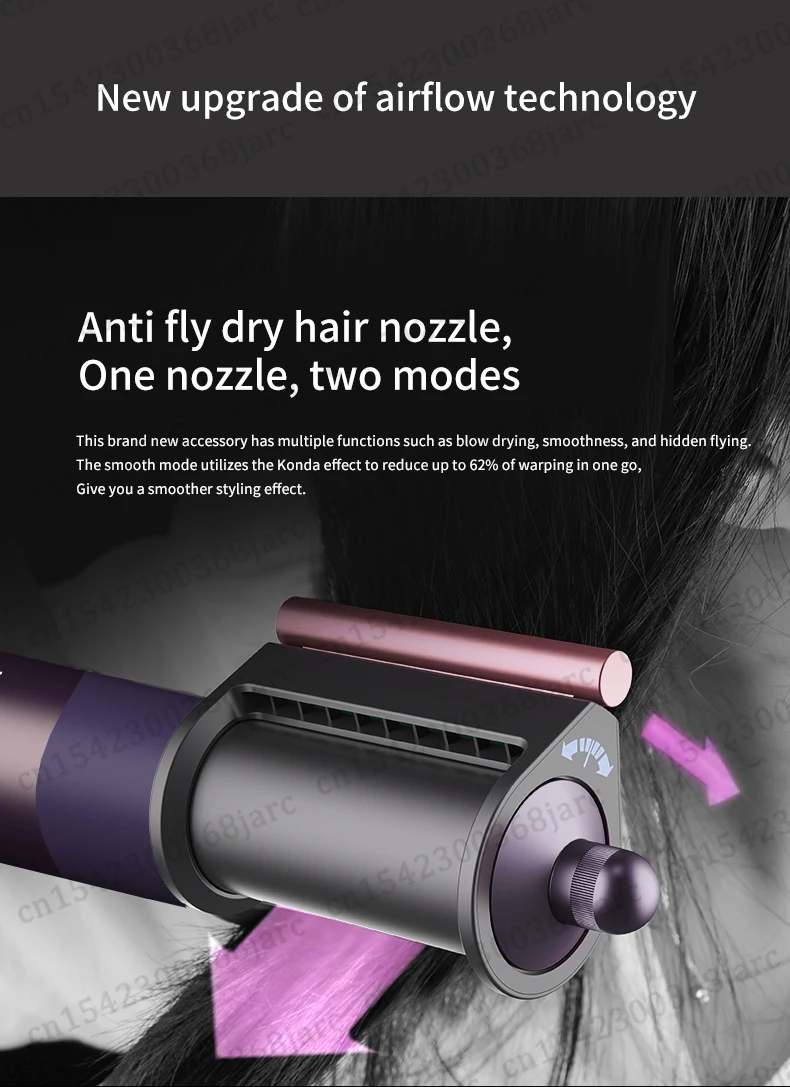 SenCiciMen X9 Multi Hair Styler Curling Iron Hair Hot Air Brush Curling Barrel Hair Dryer Salon Professional Curly Hair Styler