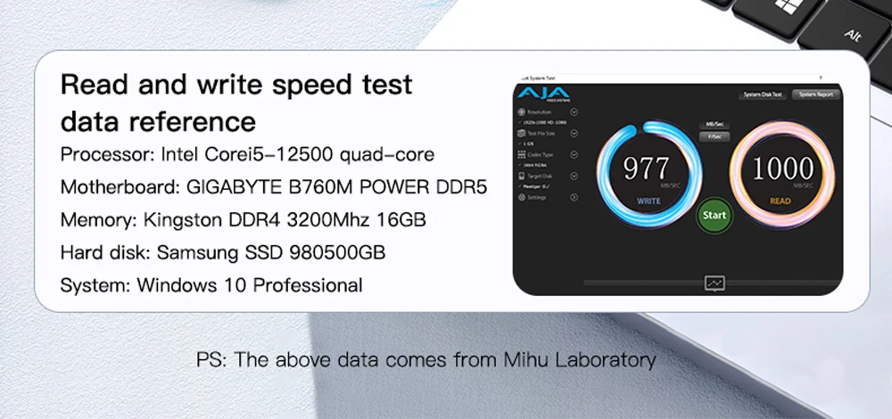 Meetiger M.2 NVMe SSD Enclosure 5/10Gbps External Case for M.2 NVMe NGFF SATA SSD Adapter Tool Free External Hard Drive Case