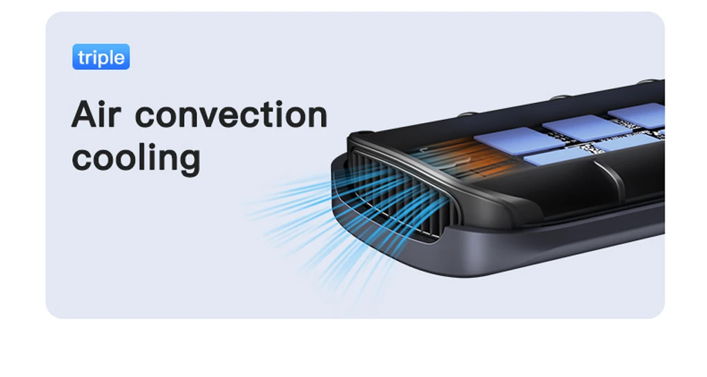 Meetiger M.2 NVMe SSD Enclosure 5/10Gbps External Case for M.2 NVMe NGFF SATA SSD Adapter Tool Free External Hard Drive Case