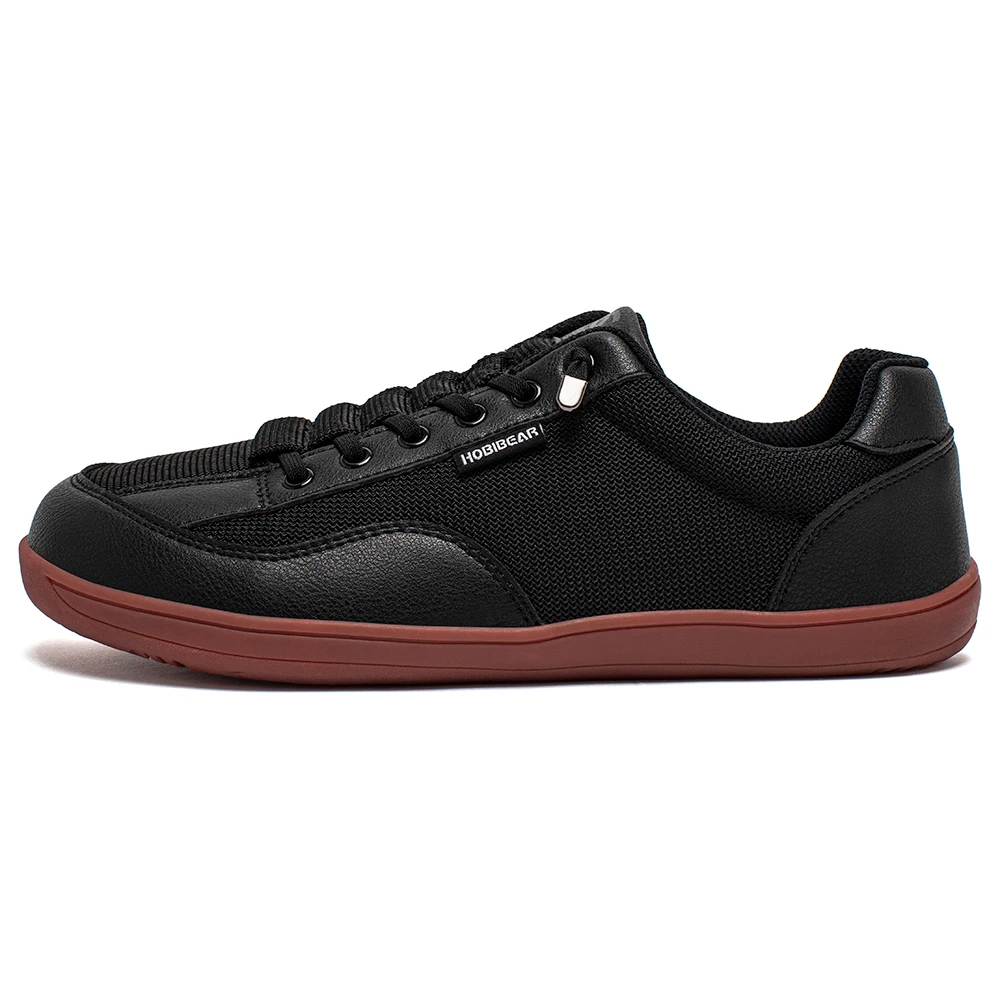 HOBIBEAR Wide-Toe-Box Barefoot Shoes Womens Mens Zero Drop Slip On Sneakers Minimalist Walking Shoes