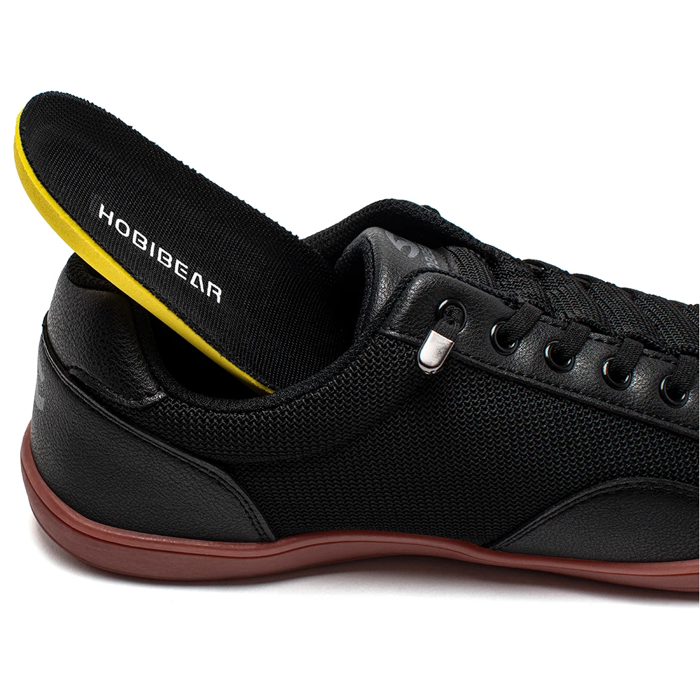 HOBIBEAR Wide-Toe-Box Barefoot Shoes Womens Mens Zero Drop Slip On Sneakers Minimalist Walking Shoes