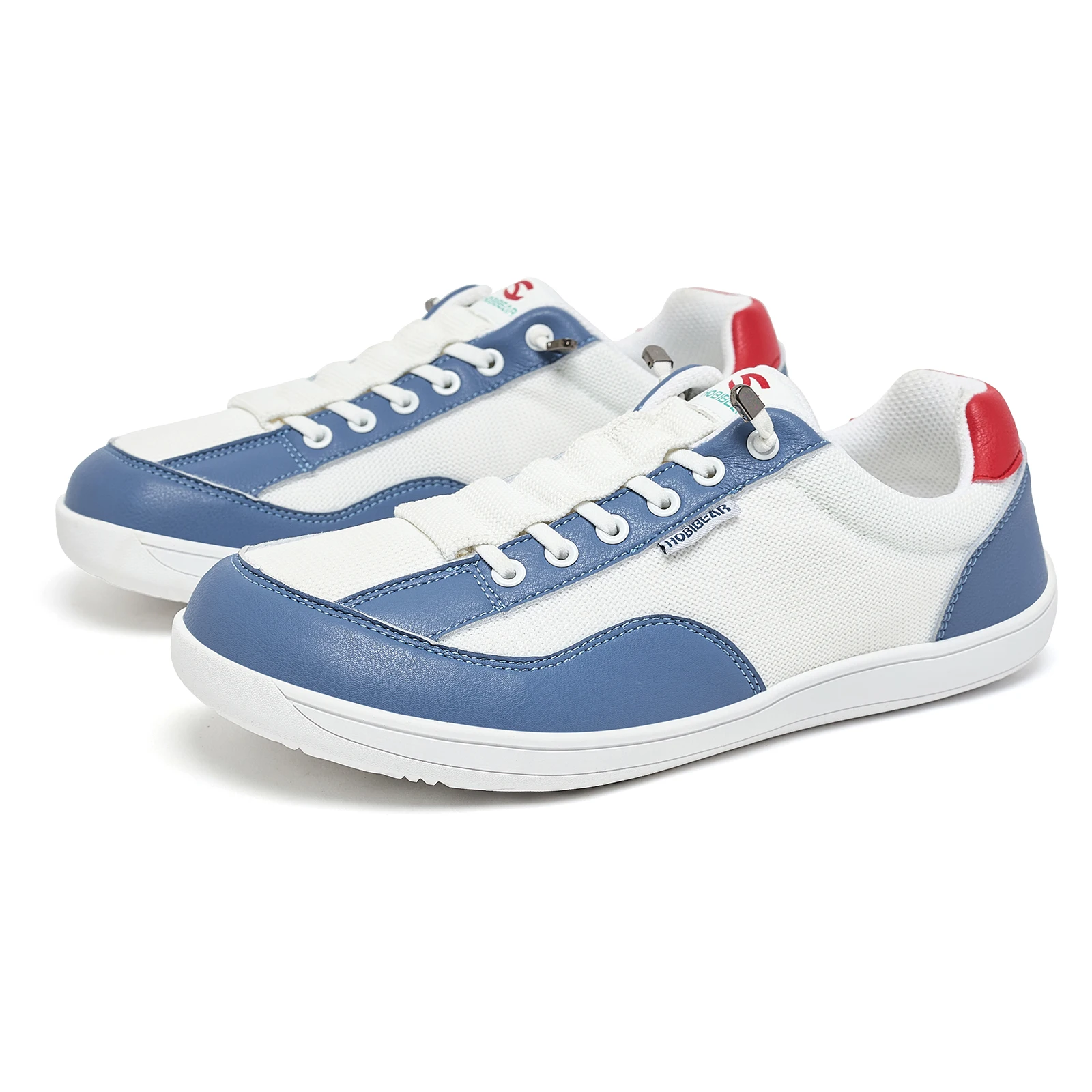 HOBIBEAR Wide-Toe-Box Barefoot Shoes Womens Mens Zero Drop Slip On Sneakers Minimalist Walking Shoes