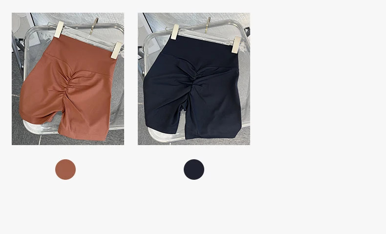 Women Sports Short Yoga Legging Shorts Squat Proof High Waist Fitness Tight Shorts Quick Drying Cycling Workout Gym Shorts