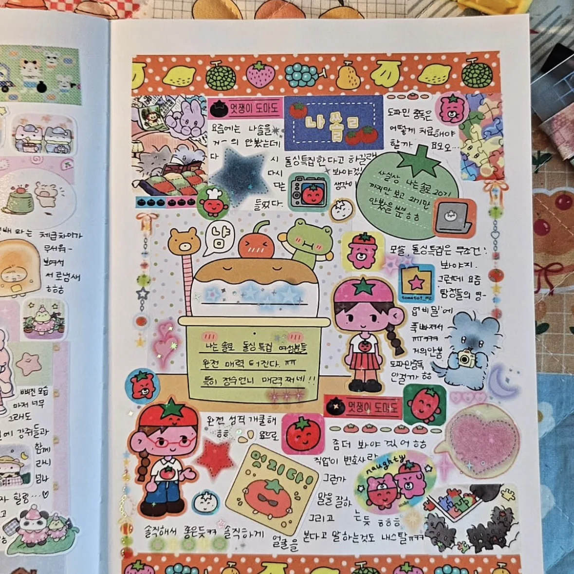 Korea Cute Bad Girl Cartoon Character Sticker Hand Account Notebook Diary Planner Scrapbook Stationery DIY Decorative Stickers