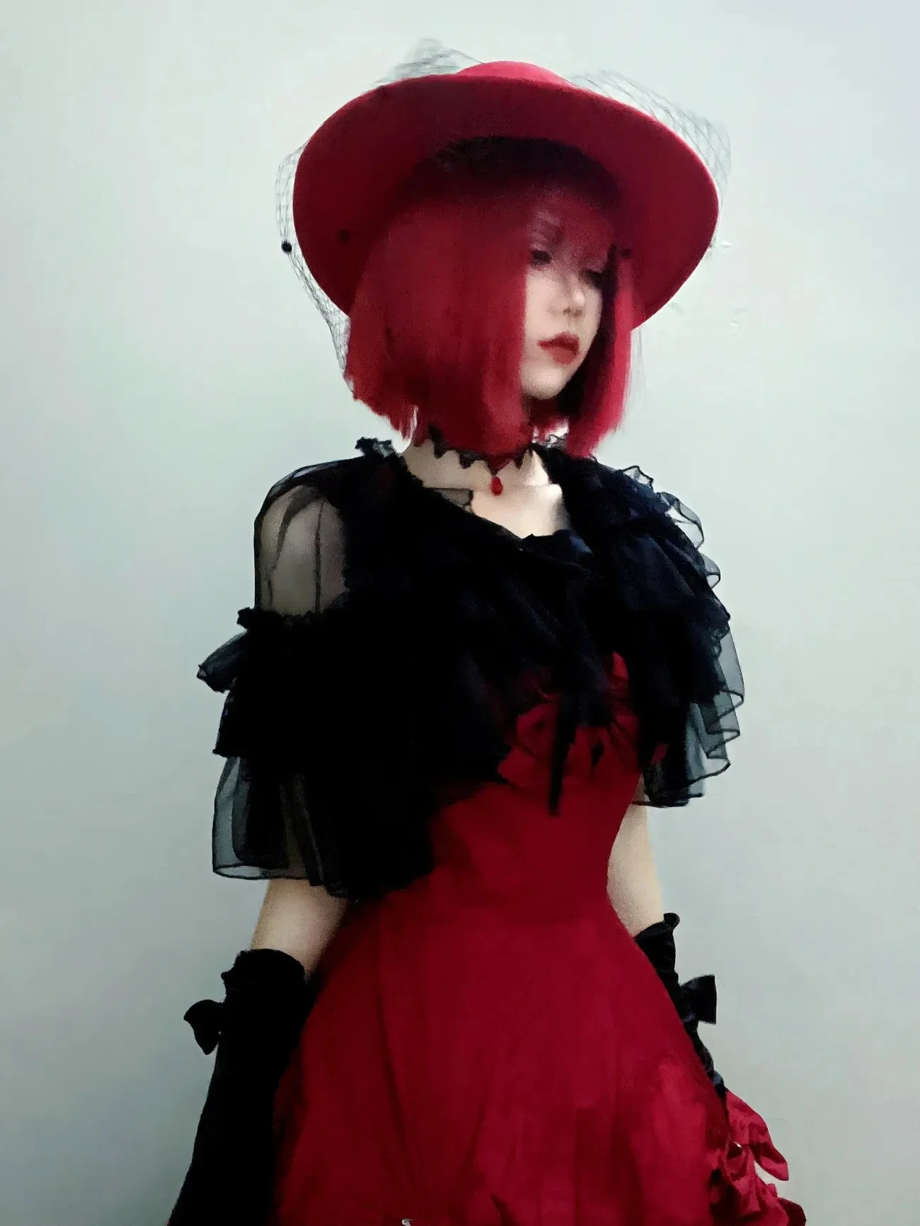 Lolita Short Shawl Coat Women Sweet Kawaii Lace Mesh Open Front Poncho Gothic Girls Retro Cute Princess Capes Outerwear
