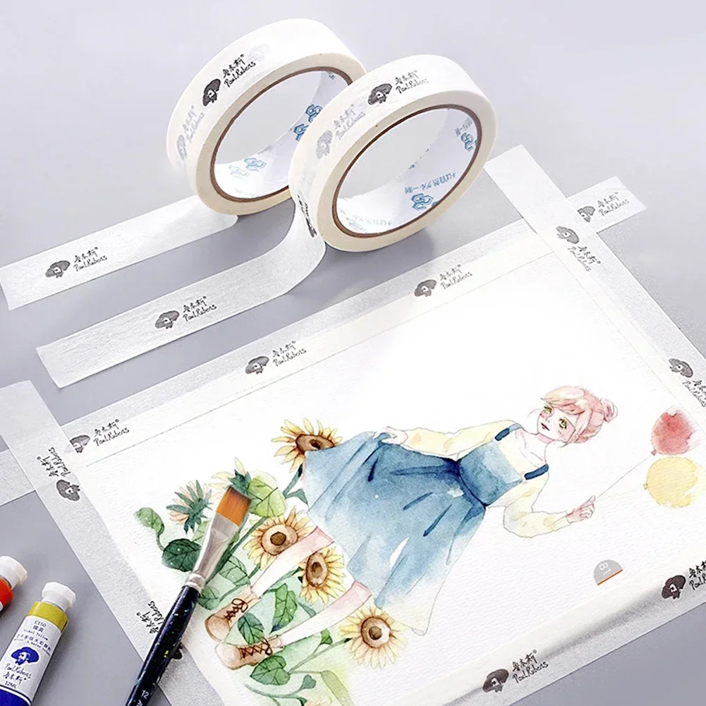 Paul Rubens Watercolor Masking Tape 25mmx20m Sketch Painting Oil Painting Artist Washi Tape Sketch Fixation Sticky Traceless