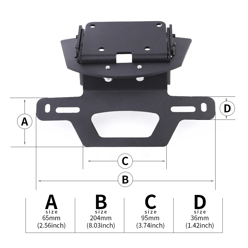 For KOVE 800X Tail Tidy License Plate Holder 800 X Pro Rally Super Adventure Fender Eliminator Bracket Fit Colove KY800X ADV