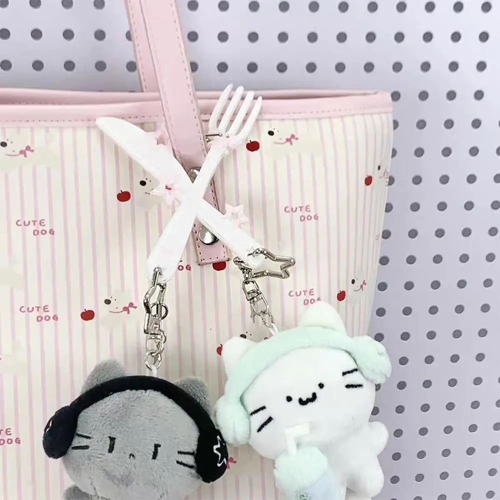 DIY New Cartoon Cute Musical Notes Carabiner Acrylic Mobile Phone Pendant INS Acrylic Bag Charms Backpack Hanging Accessories