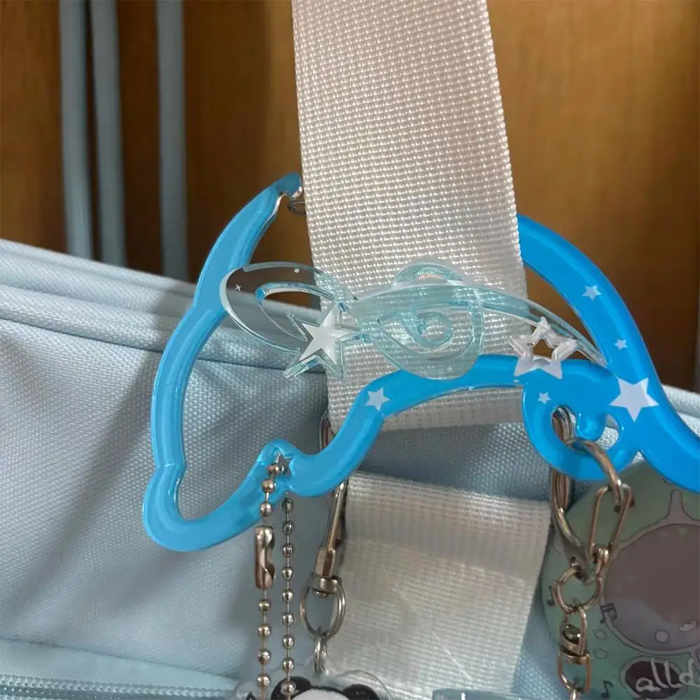 DIY New Cartoon Cute Musical Notes Carabiner Acrylic Mobile Phone Pendant INS Acrylic Bag Charms Backpack Hanging Accessories