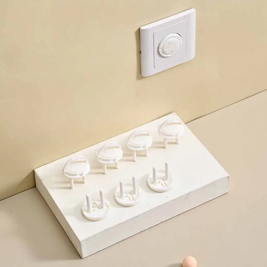 5/10pcs Electrical Safety Socket Protective Cover European Standard Child Anti-electric Shock Socket Cover Baby Safe Protection