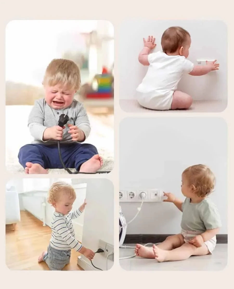 5/10pcs Electrical Safety Socket Protective Cover European Standard Child Anti-electric Shock Socket Cover Baby Safe Protection