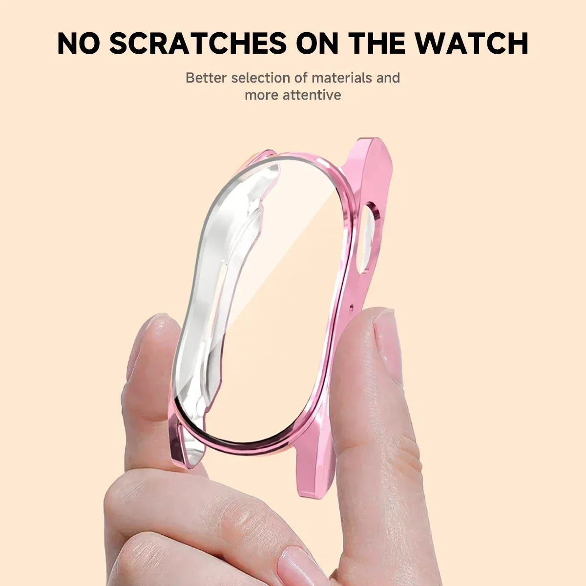 Silicone Case Glass For Samsung Galaxy Watch 7/6 40MM 44MM All-Around Screen Protector Soft TPU Protective Cover Watch7 44 Cases