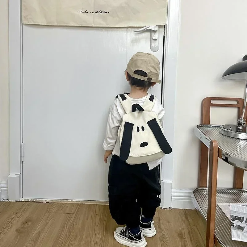 1 Pcs Backpack Cartoon Cute Dog Boys and Girls Fashion Canvas Travel Bag