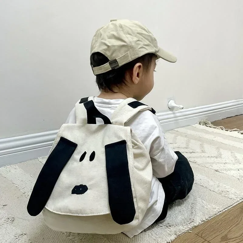 1 Pcs Backpack Cartoon Cute Dog Boys and Girls Fashion Canvas Travel Bag