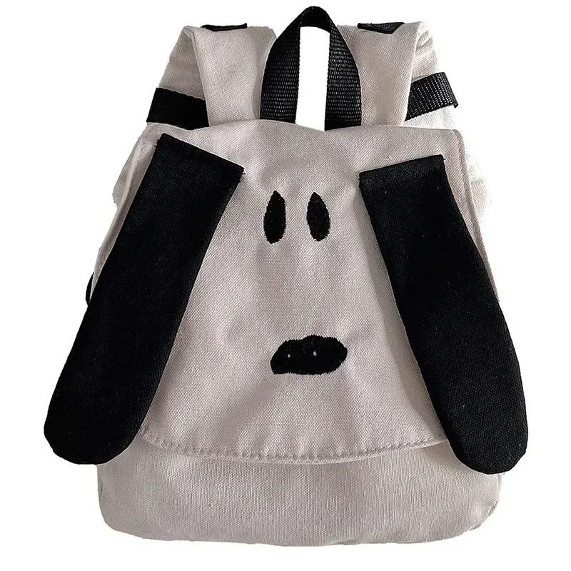 1 Pcs Backpack Cartoon Cute Dog Boys and Girls Fashion Canvas Travel Bag