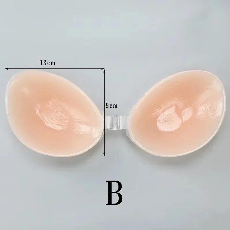 Silicone Bra Invisible Push Up Sexy Strapless Bra Stealth Adhesive Backless Breast Enhancer for Women Sticky Wedding Bikini Bras