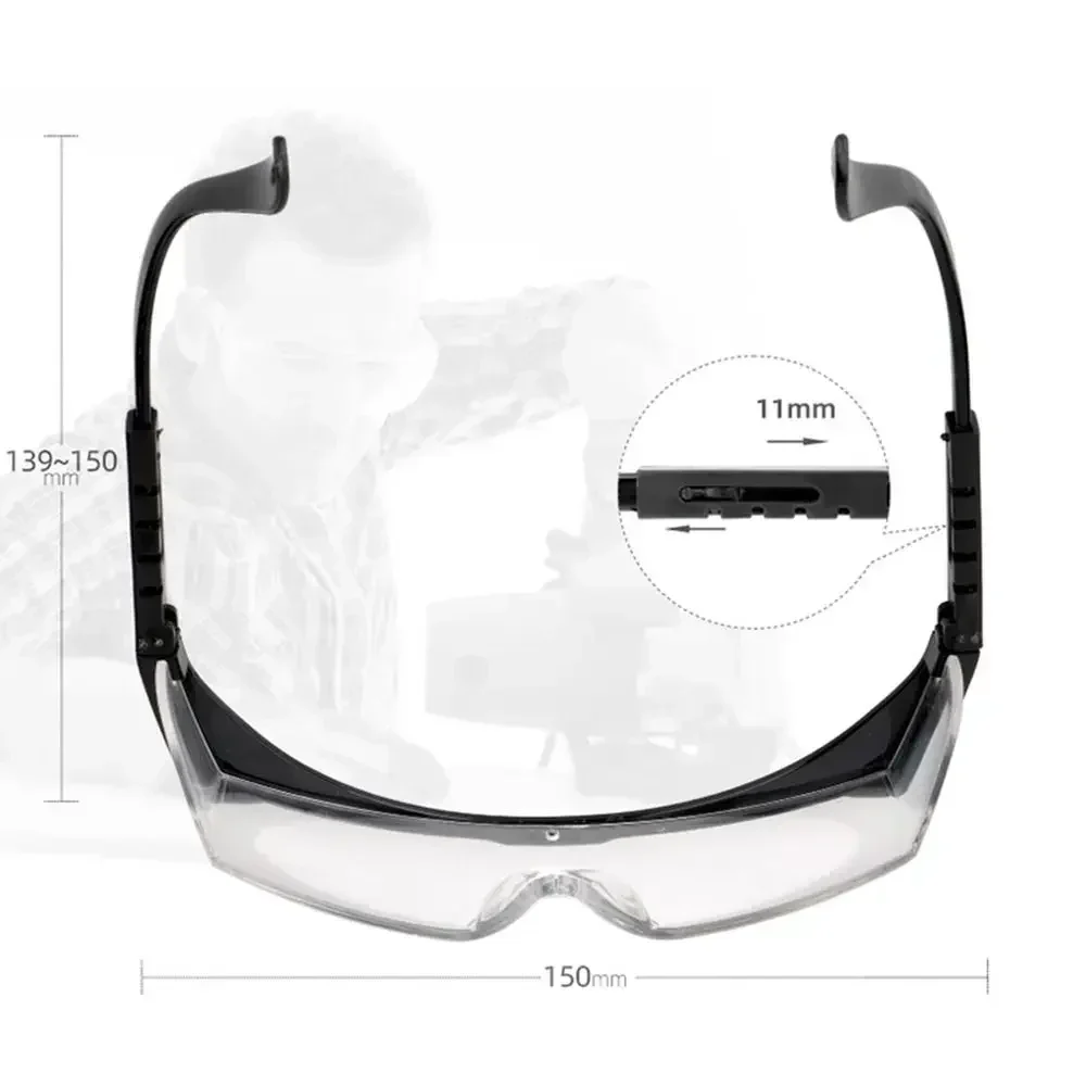 1/40pcs Work Safety Anti-Splash Eye Protection Goggles Glass Windproof Dustproof Waterproof Protective Glasses Cycling Goggles
